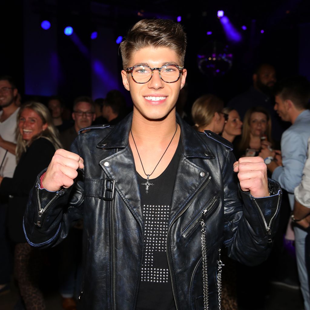 Davin Herbrüggen auf der Aftershow-Party des DSDS-Finales