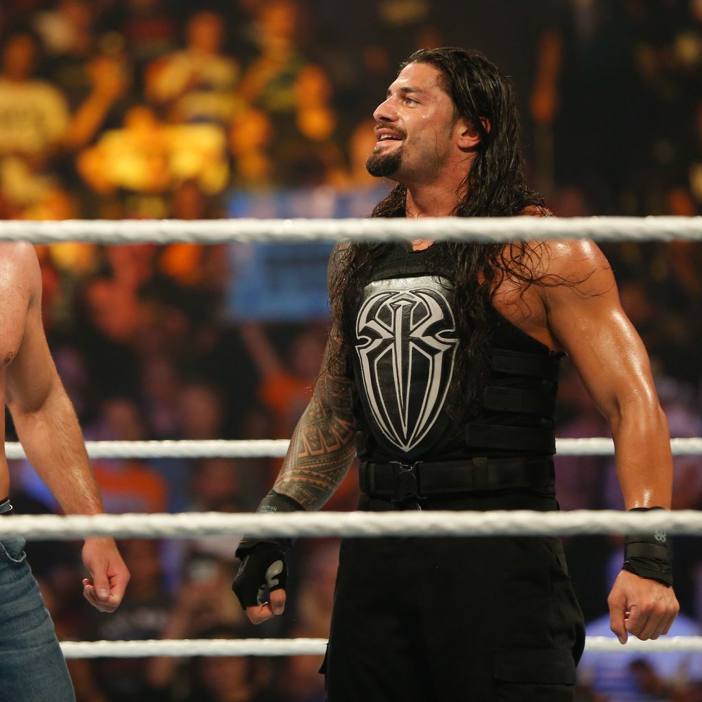 Dean Ambrose und Roman Reigns beim WWE SummerSlam 2015