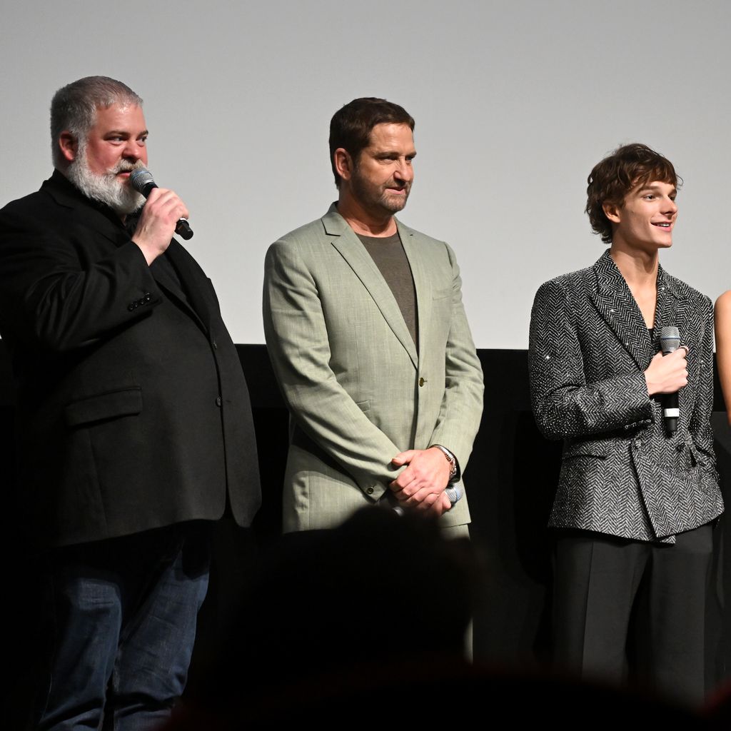 Dean DeBlois, Gerard Butler, Mason Thames und Nico Parker, Tribeca Film Festival, 2025