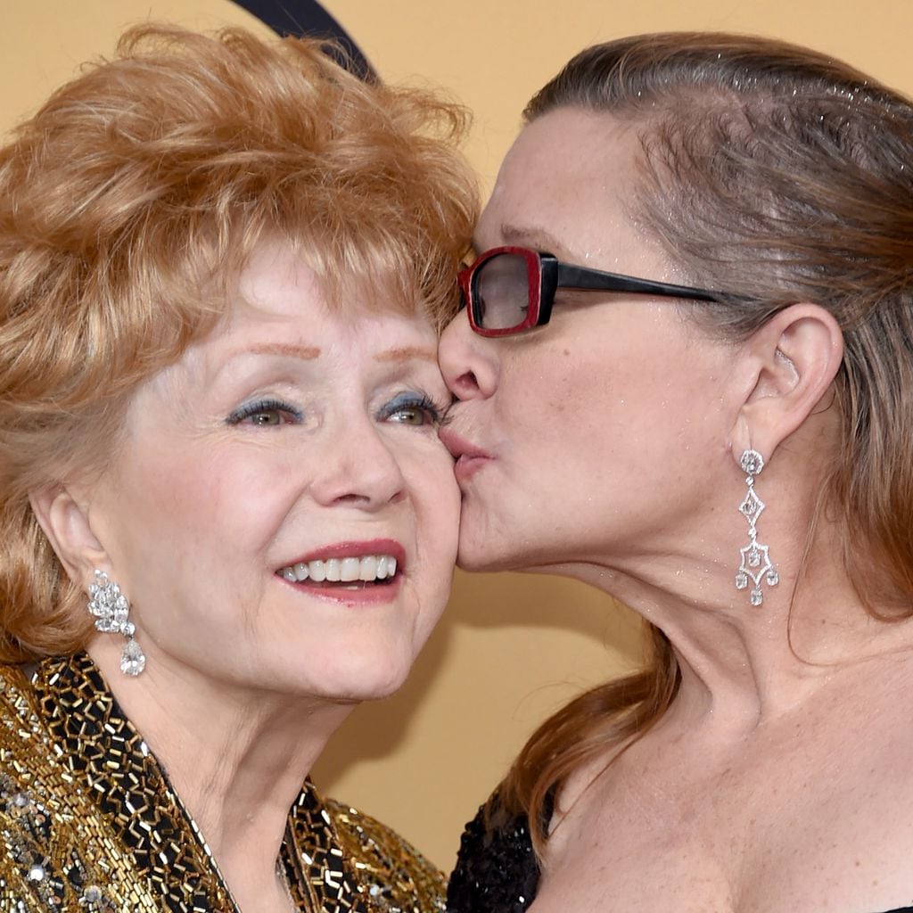 Debbie Fisher und ihre Tochter Carrie Fisher bei dem Screen Actors Guild Life Achievement Award