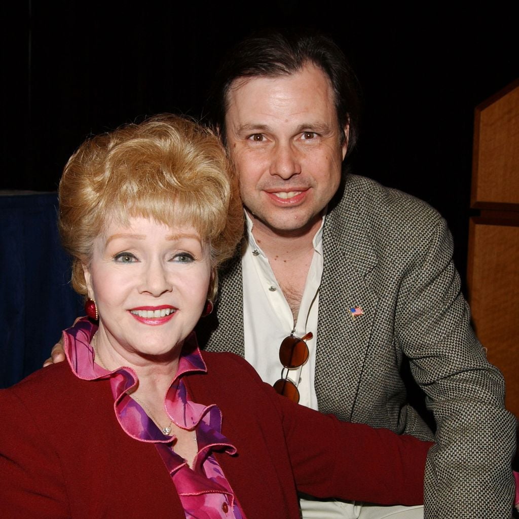 Debbie Reynolds mit ihrem Sohn Todd, 2003