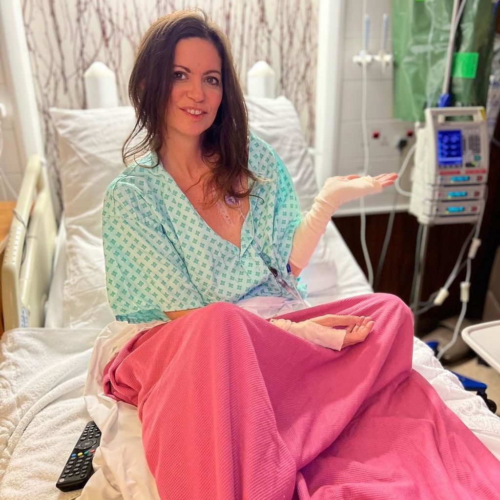 Deborah James im Krankenhaus