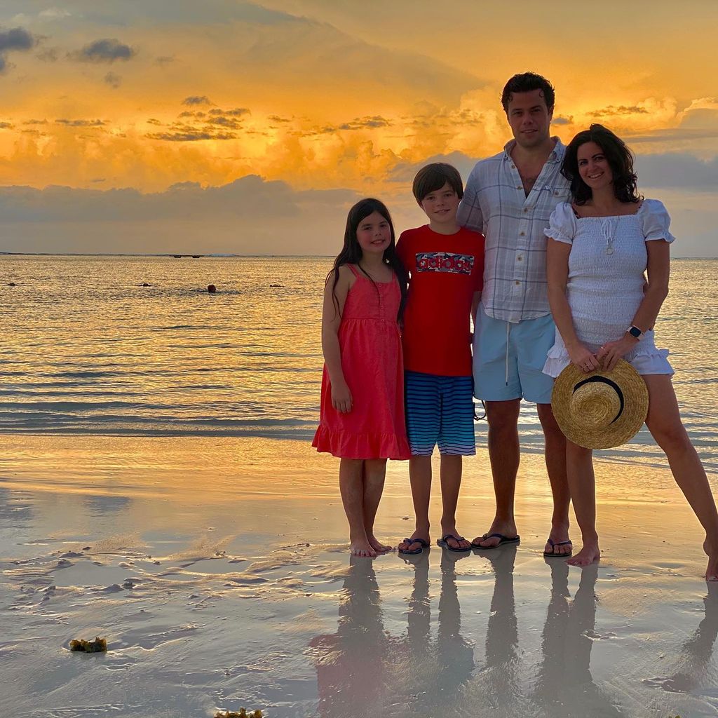 Deborah James und ihre Familie