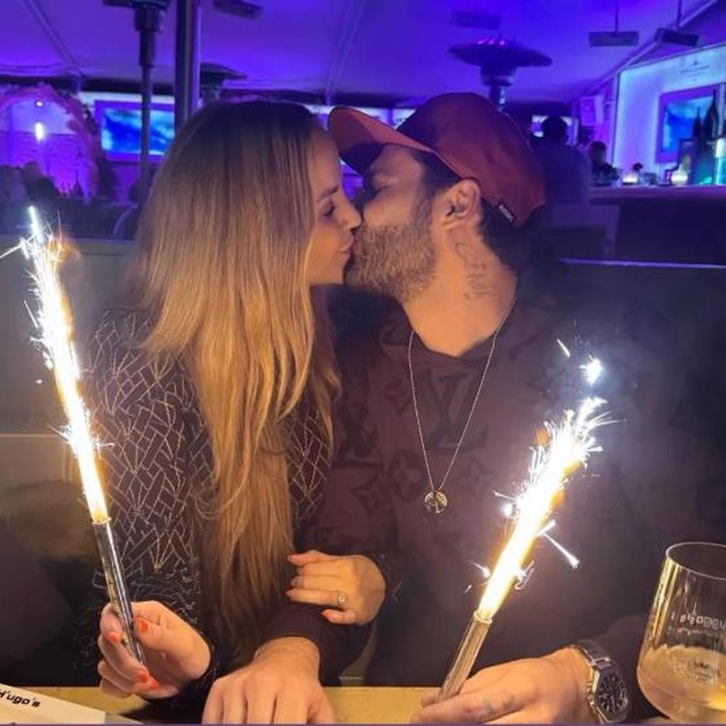 Delia Grösch und Realitystar Mike Cees
