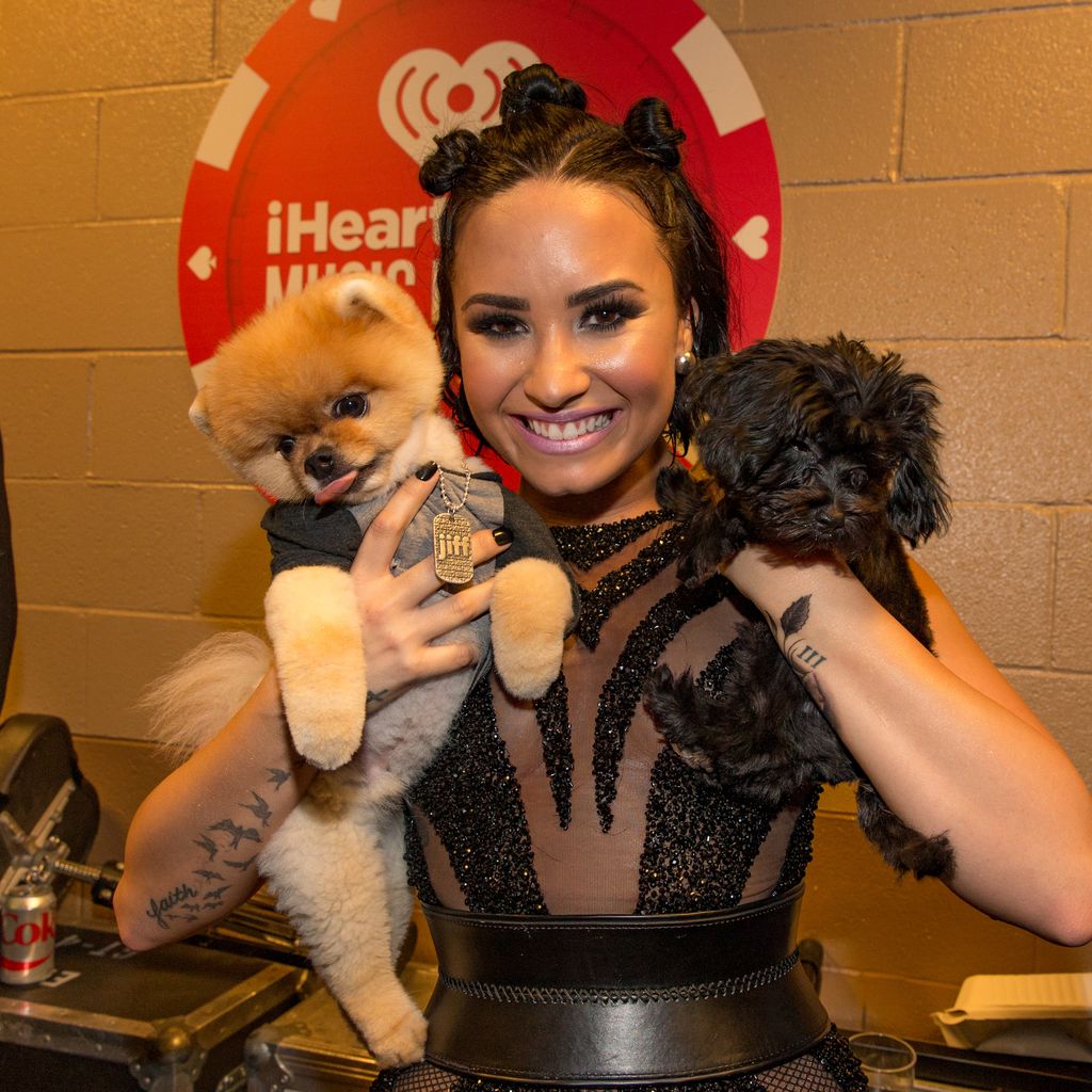 Demi Lovato im September 2015 beim iHeartRadio Music Festival in L.A.