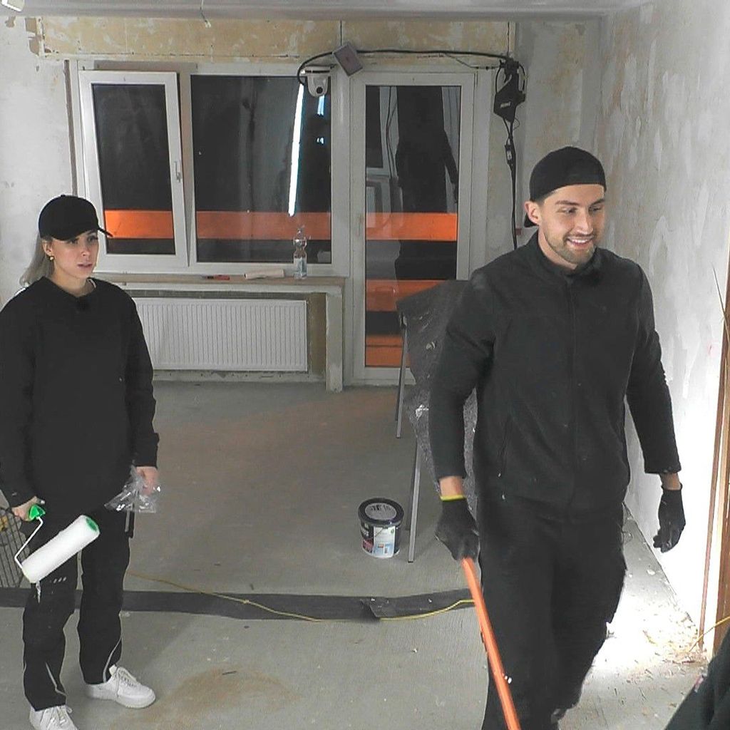 Denise Hersing und Lorik Bunjaku bei "Wettkampf in 4 Wänden"