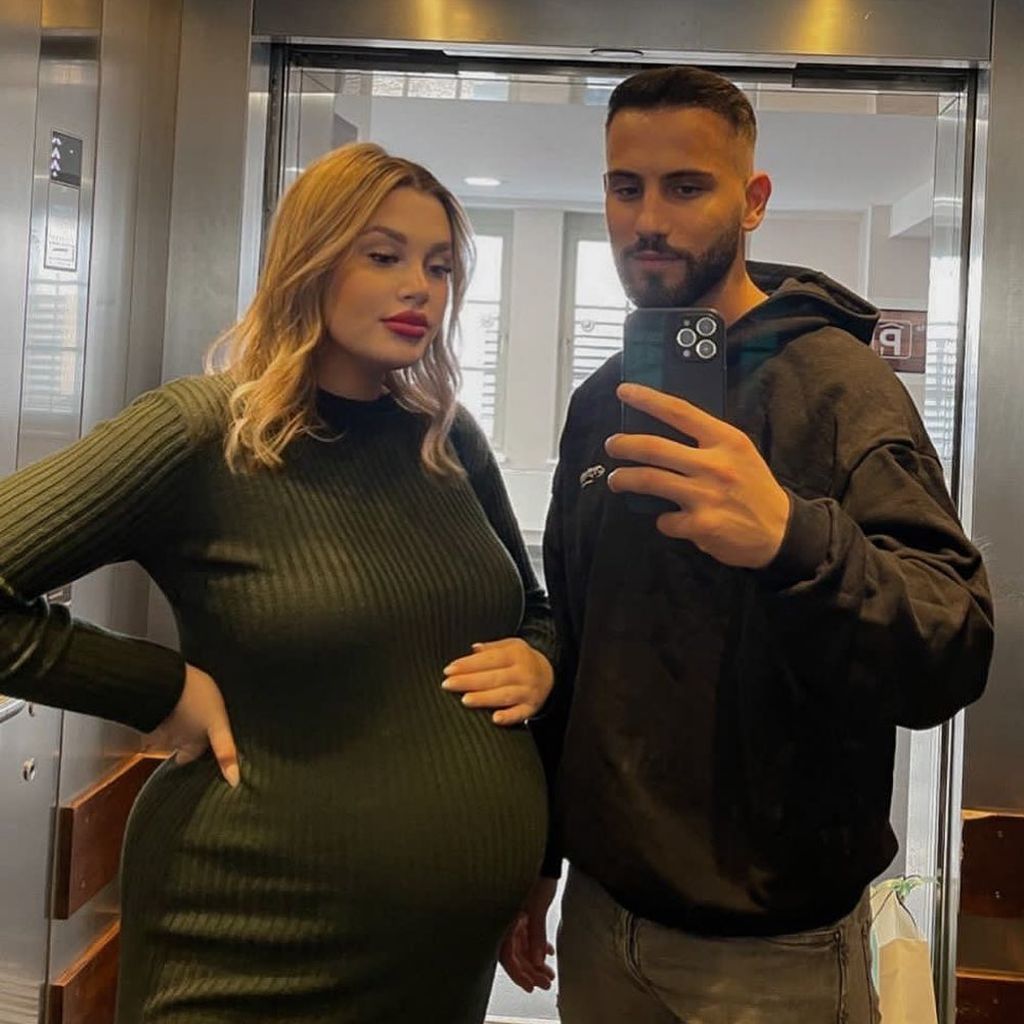 Influencerin Denise Mski mit ihrem Freund Oday