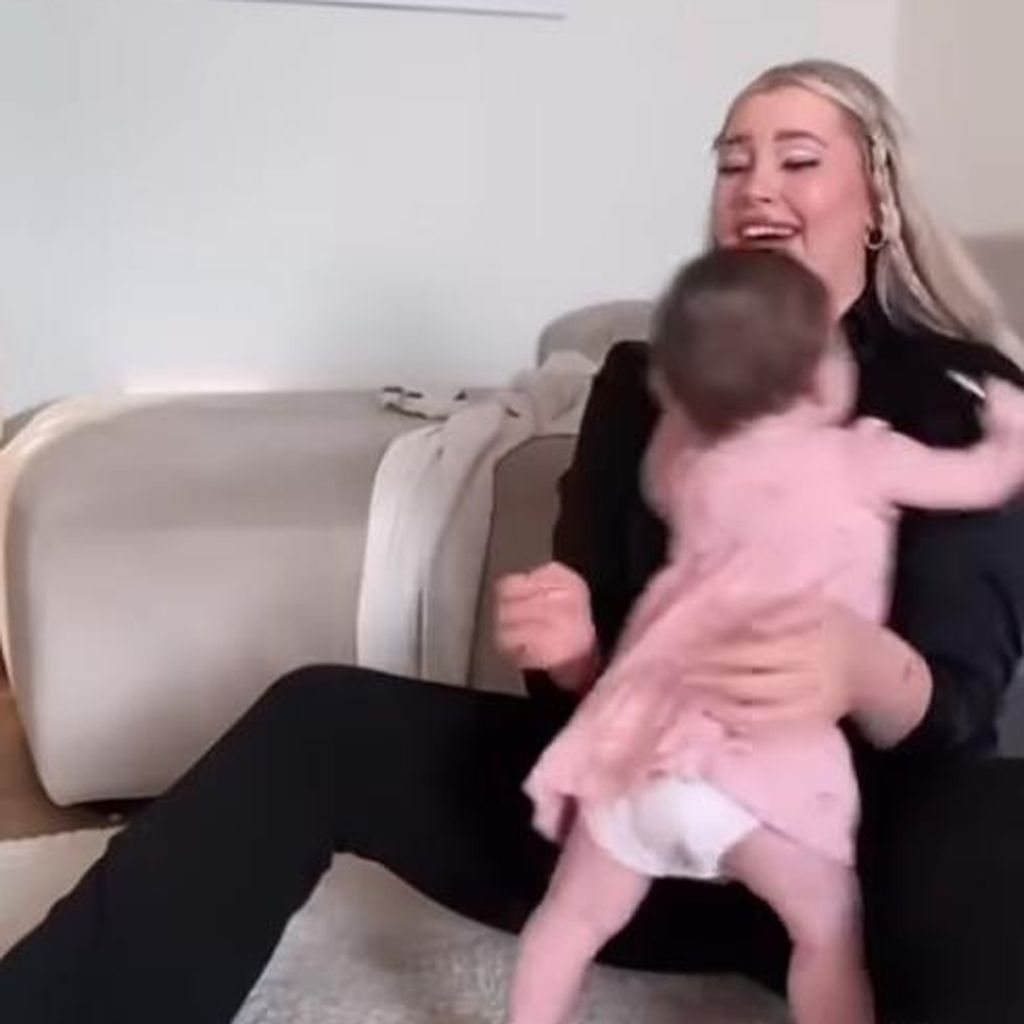 Denise Mski mit ihrer Tochter Malia