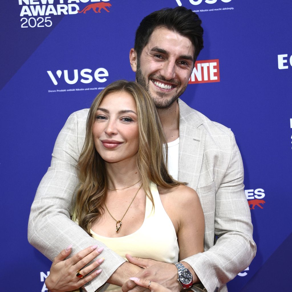 Dennis Gries und Katja Geretschuchin bei den Bunte New Faces Awards 2025