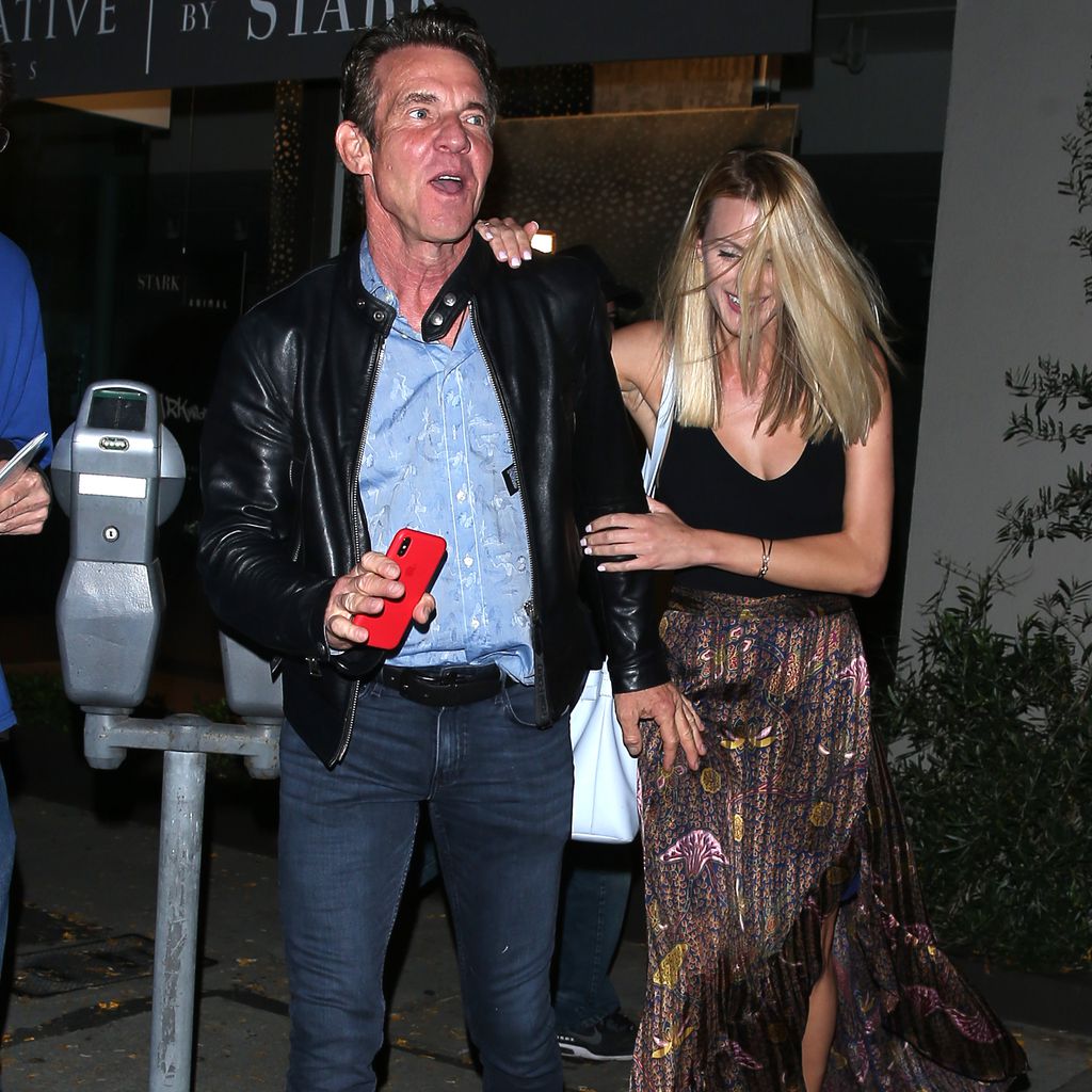 Dennis Quaid mit seiner Verlobten Laura Savoie