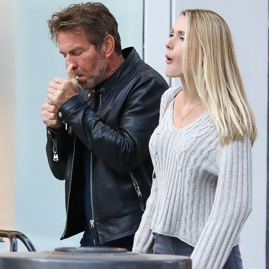 Dennis Quaid und Laura Savoie