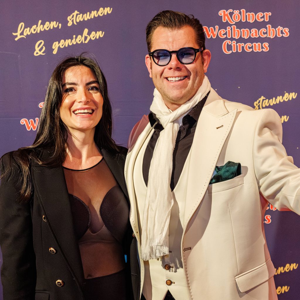 Dennis Schick und Liliana Dominguez beim Kölner Weihnachtscircus