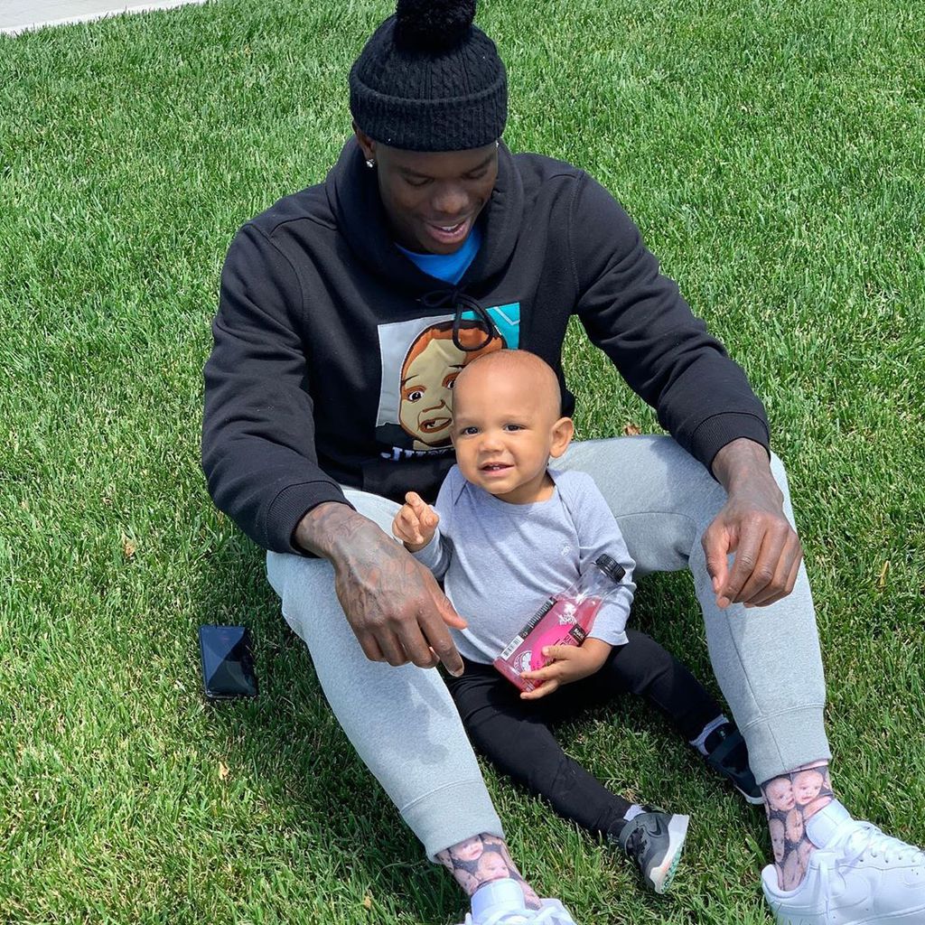 Dennis Schröder und sein Sohn