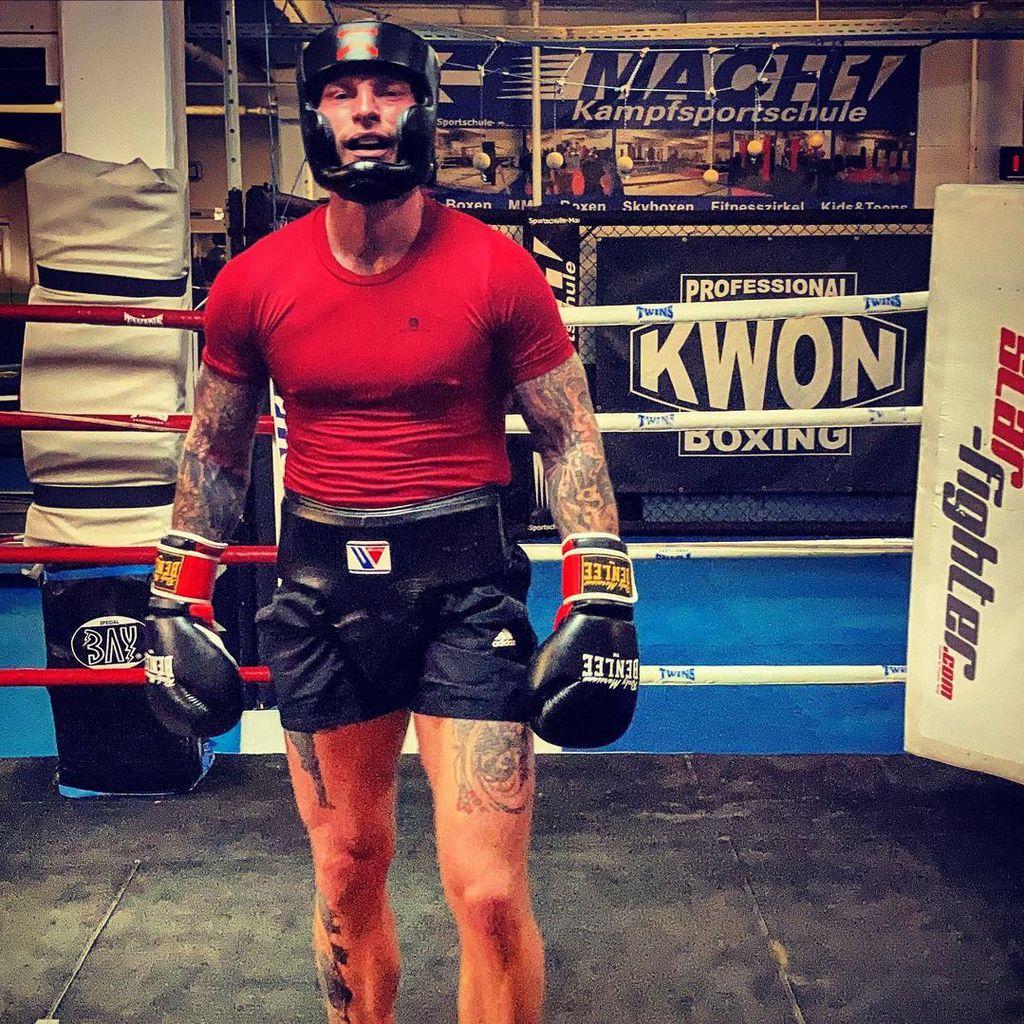 Denny Heidrich im Boxring