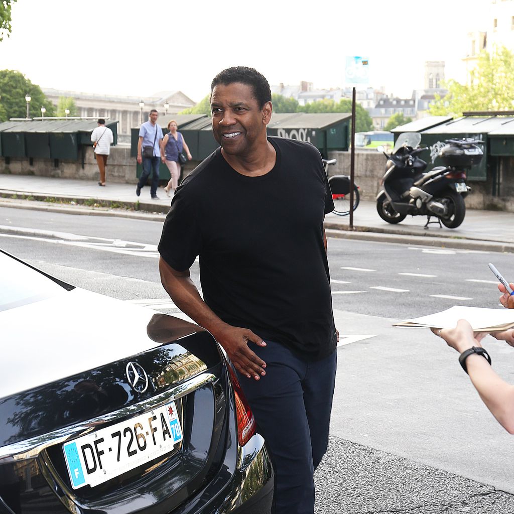 Denzel Washington bei Zoë Kravitz' Pre-Wedding-Dinner in Paris