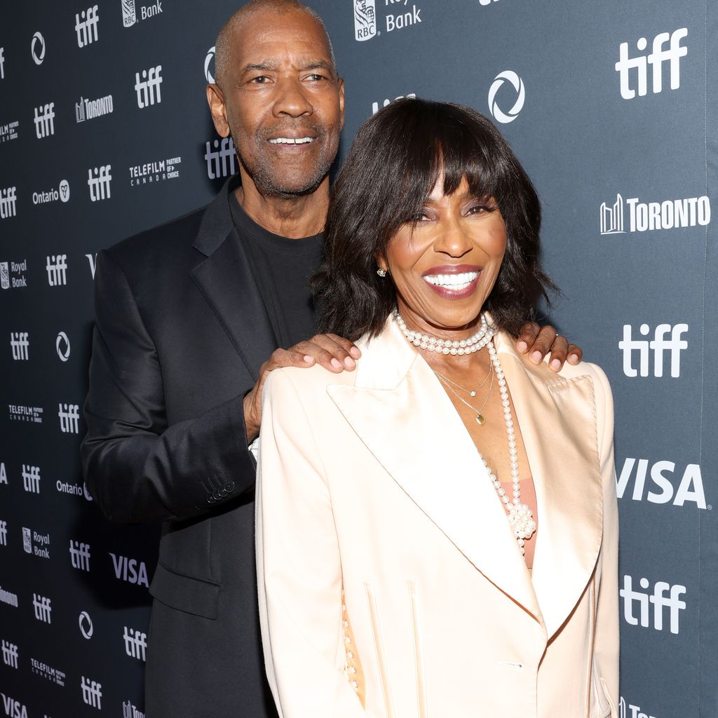 Denzel Washington mit seiner Frau Pauletta