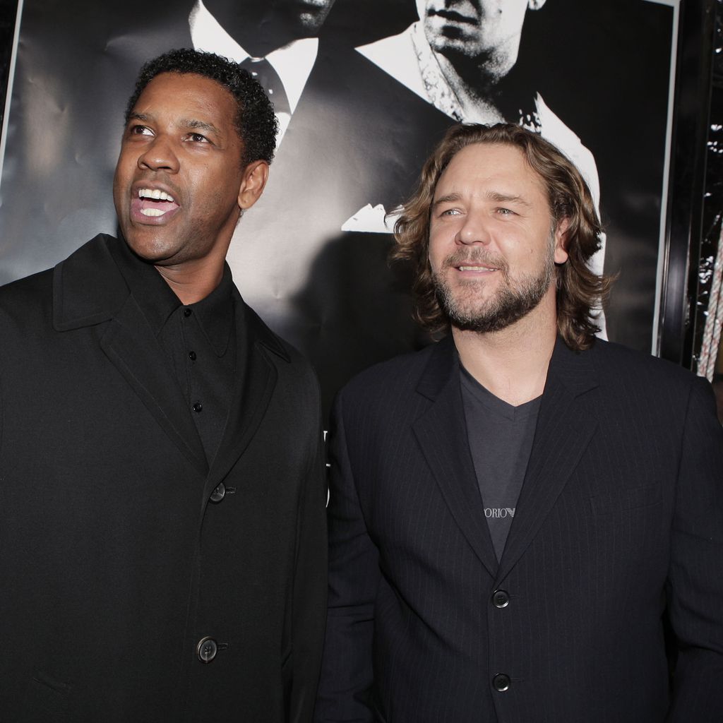 Denzel Washington und Russell Crowe, 2007