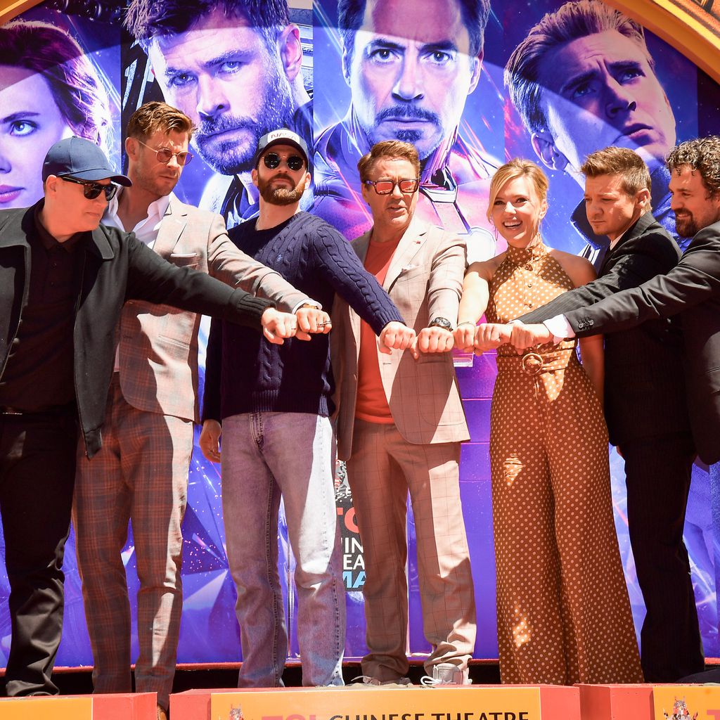Der "Avengers"-Cast bei einem Event in Hollywood im April 2019