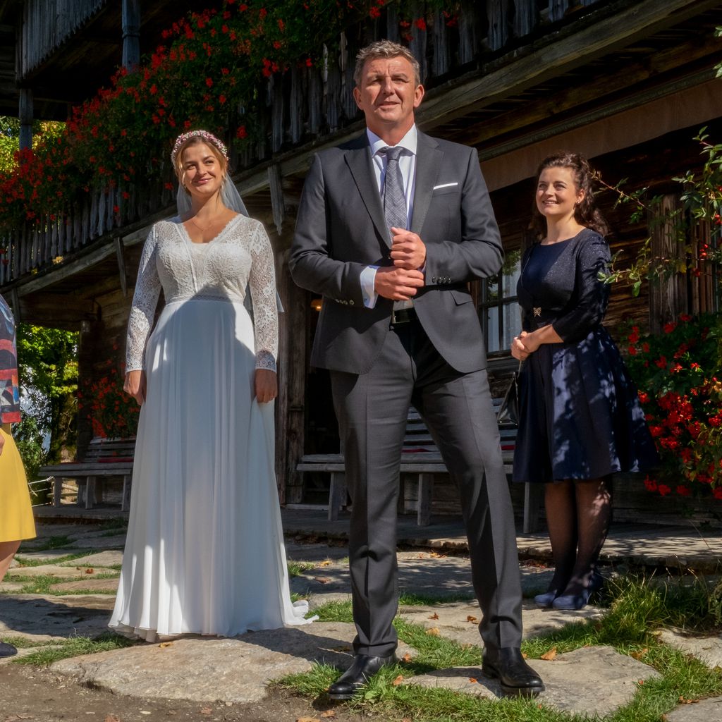 Hochzeit bei "Der Bergdoktor", Dr. Martin Gruber und Anne