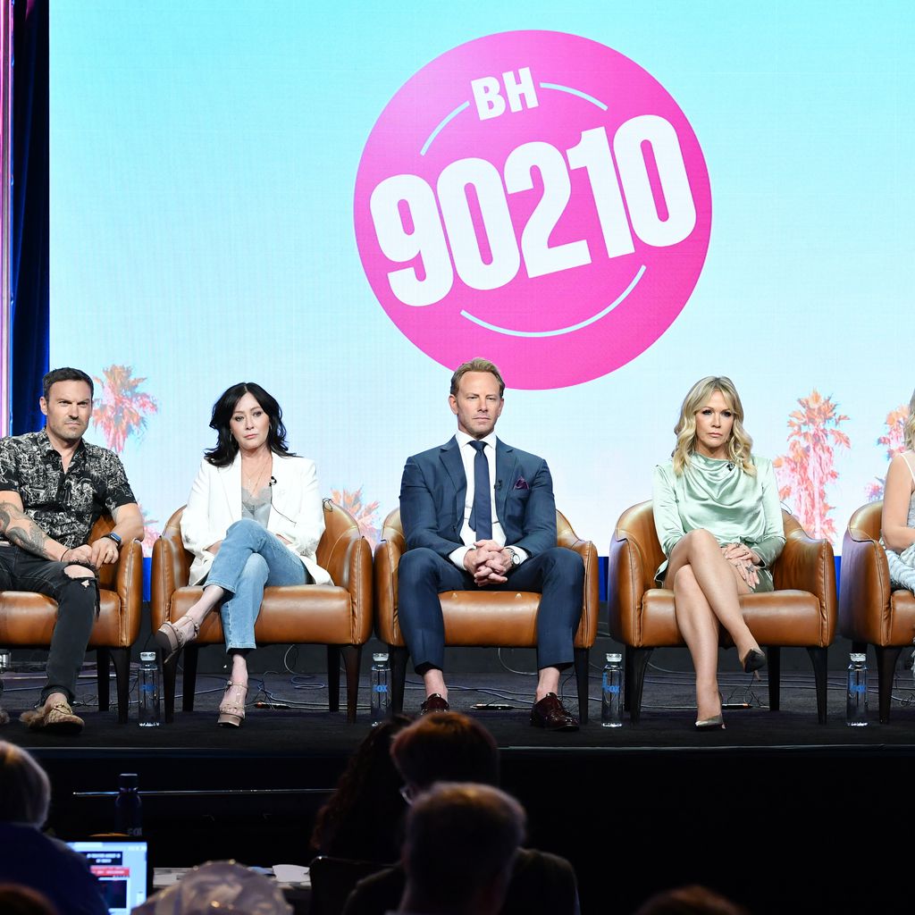 Der "Beverly Hills, 90210"-Cast bei der Summer TCA Press Tour, 2019