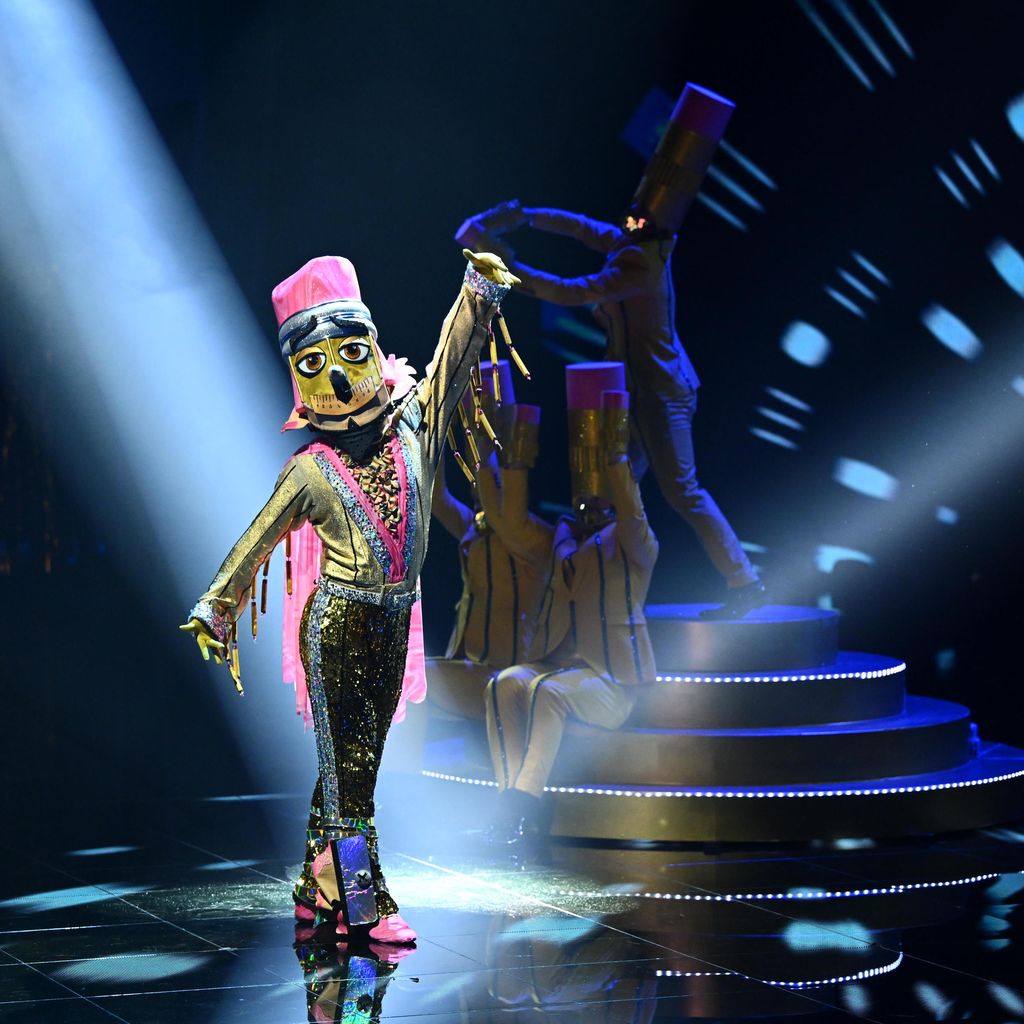 Der Buntstift im "The Masked Dancer"-Finale