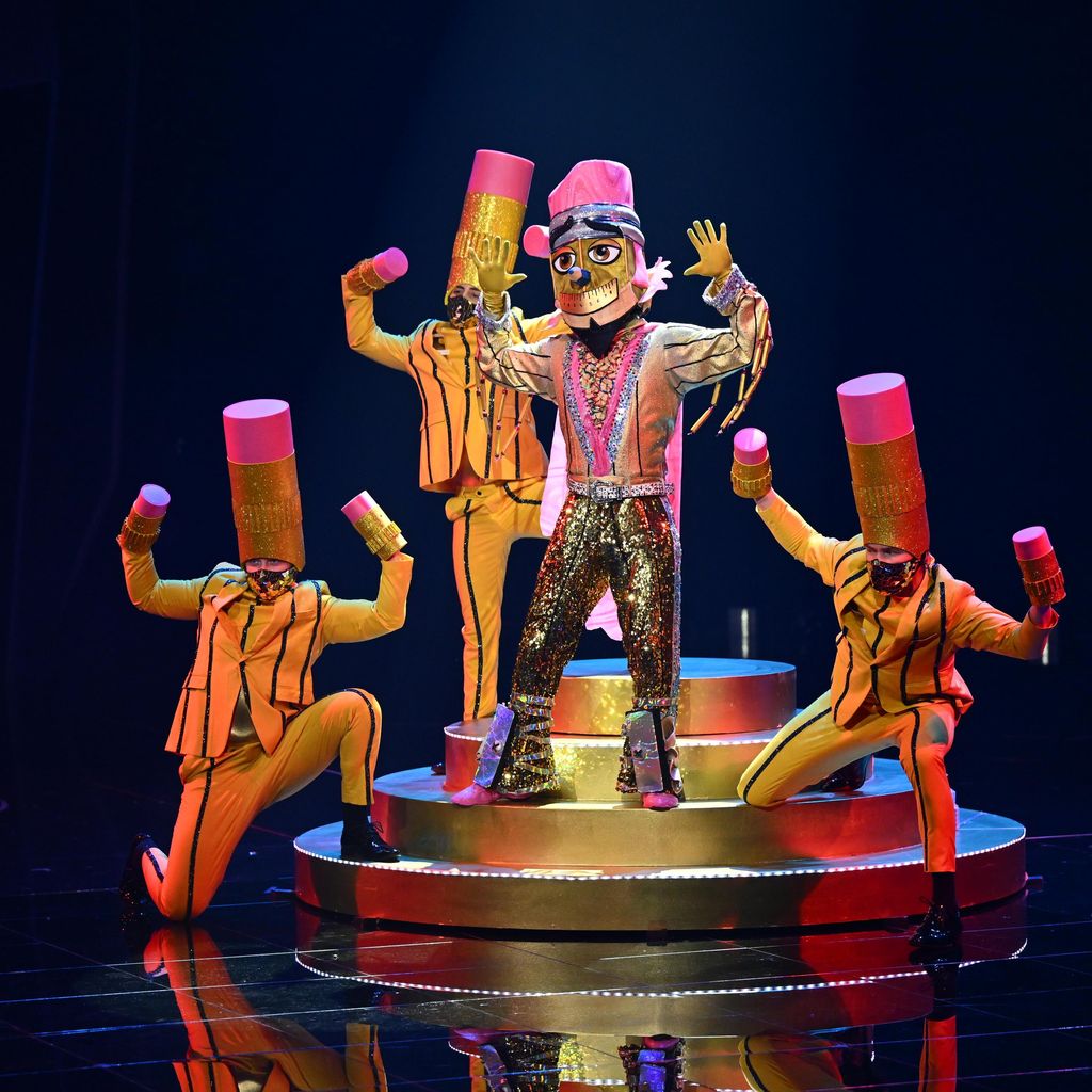 Der Buntstift im "The Masked Dancer"-Finale