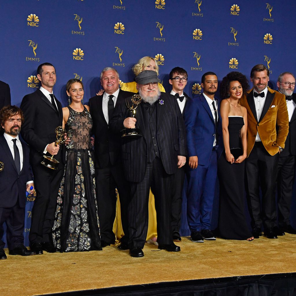 Der Cast der Serie "Game of Thrones" bei der Emmy-Verleihung
