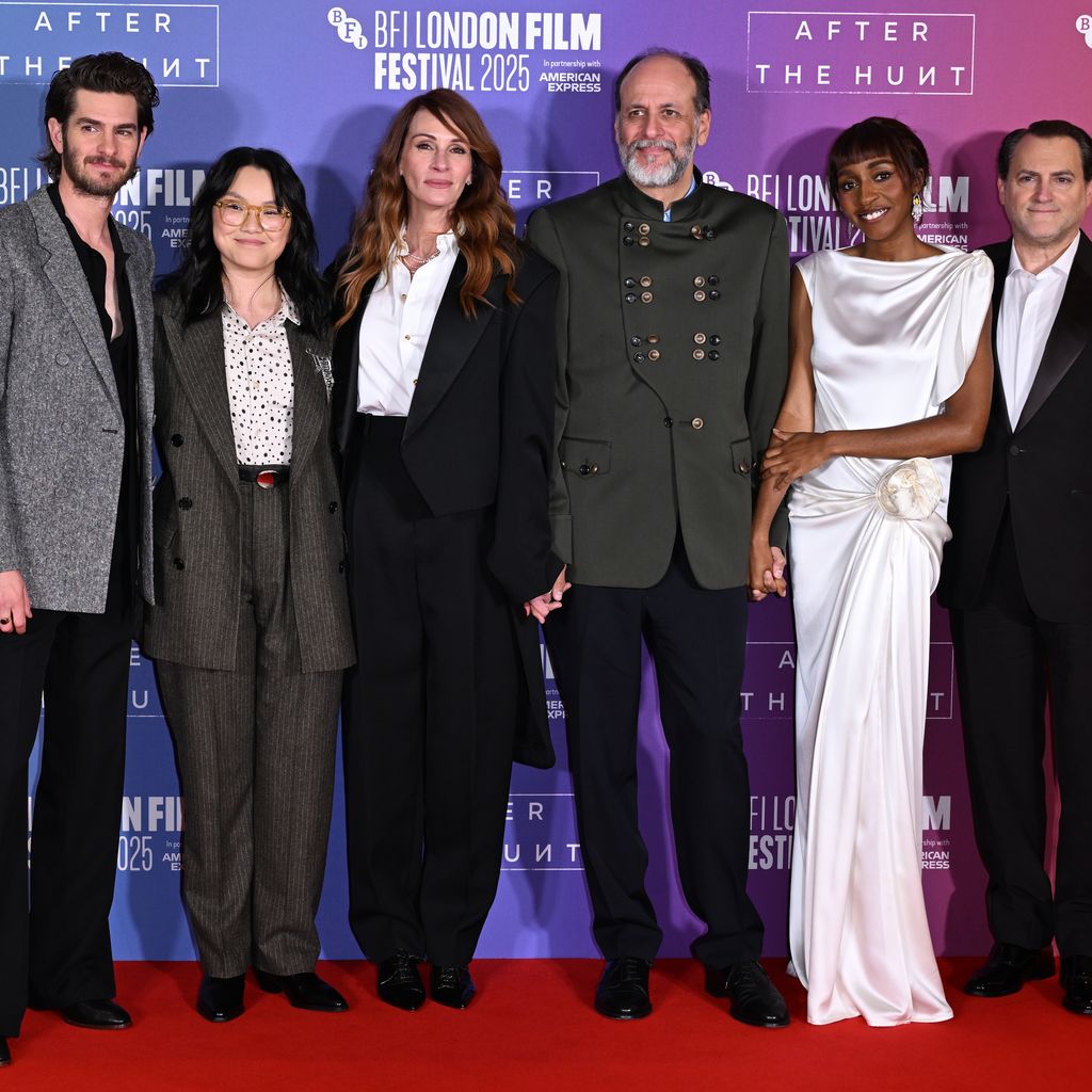 Der Cast von "After the Hunt" bei der Premiere, Oktober 2025