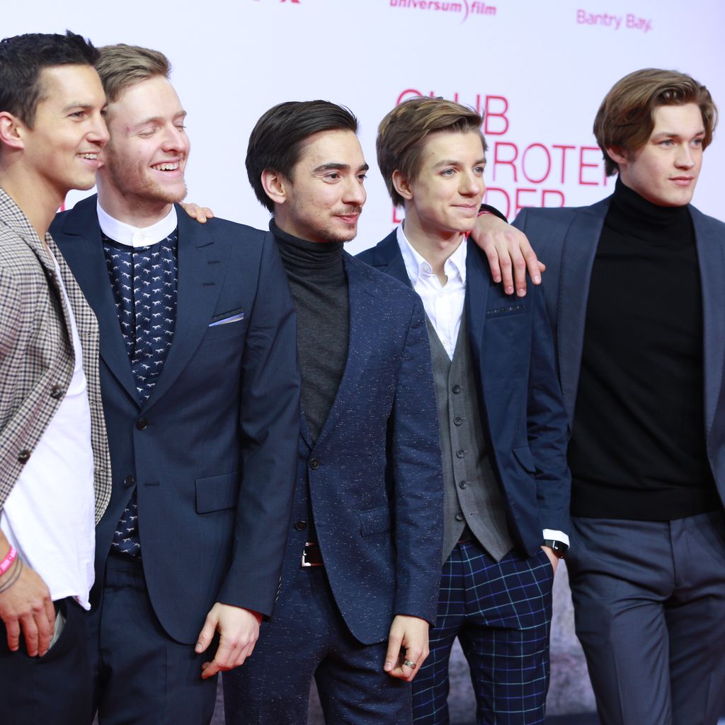 Der Cast von "Der Club der roten Bänder" bei der Filmpremiere in Berlin