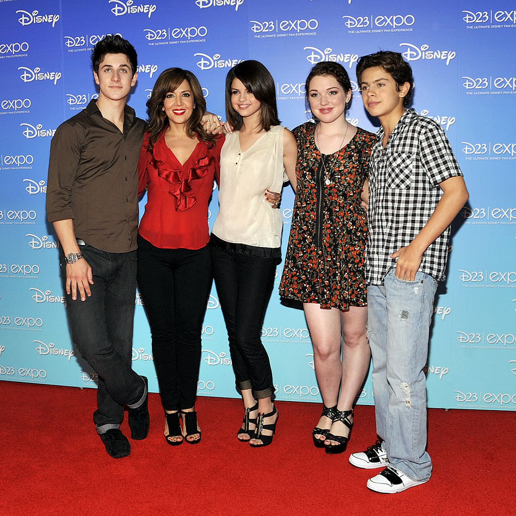 Der Cast von "Die Zauberer vom Waverly Place" auf der D23 Expo in Anaheim im September 2009