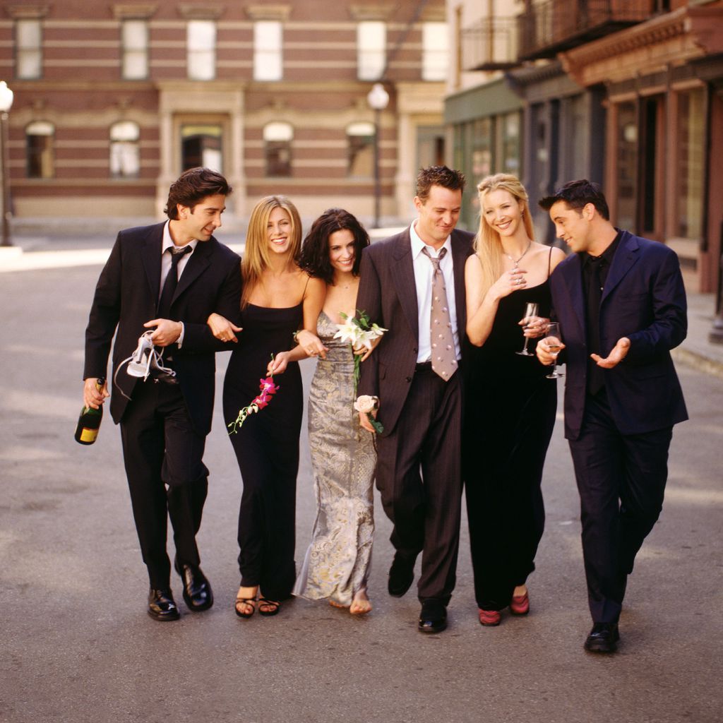 Der Cast der US-Sitcom "Friends"