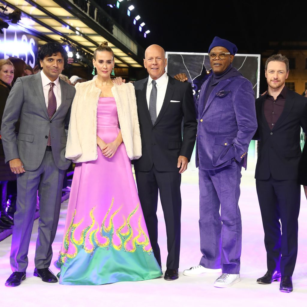 Der Cast von "Glass" bei der Film-Premiere in London