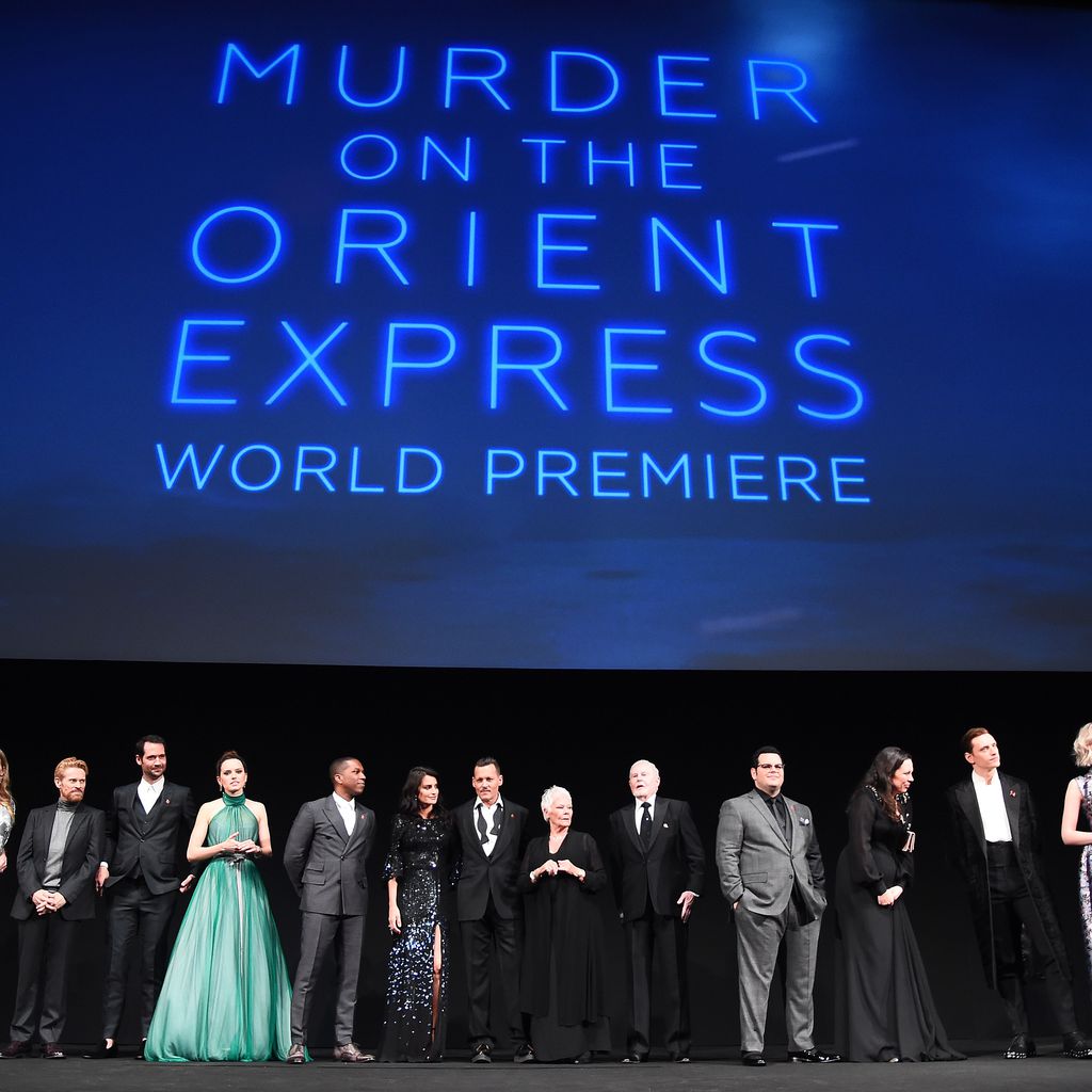 Der Cast von "Murder on the Orient Express" bei der Premiere in London