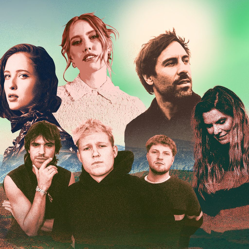 Der Cast von "Song Trip": Alice Merton, LEA, Max Giesinger, 01099 und die Band Juli