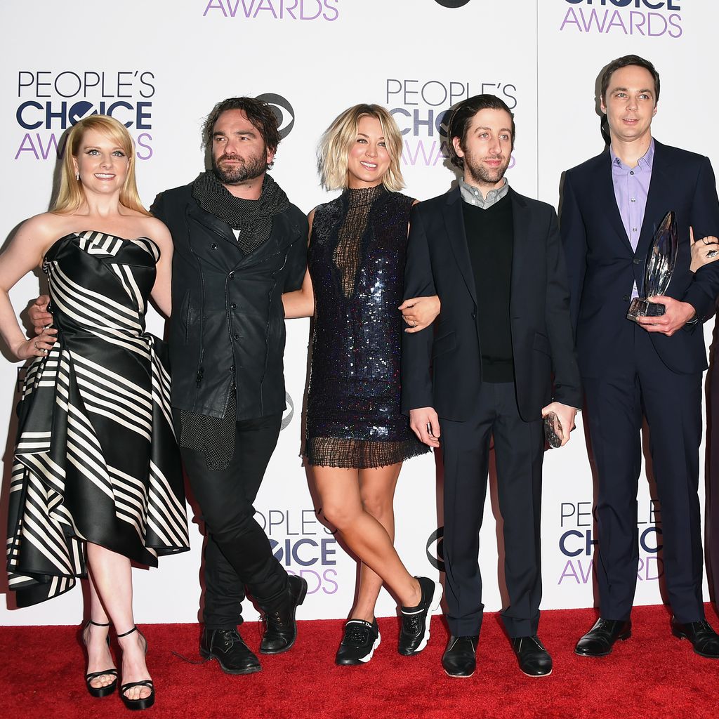 Der Cast von "The Big Bang Theory" bei den People's Choice Awards in Los Angeles im Januar 2016