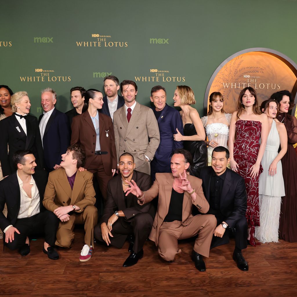 Der Cast der dritten Staffel von "The White Lotus" bei der Premiere in Los Angeles