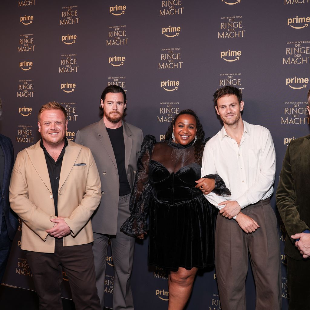 "Der Herr Der Ringe: Die Ringe Der Macht"-Darsteller bei der Staffelpremiere in Berlin, August 2024