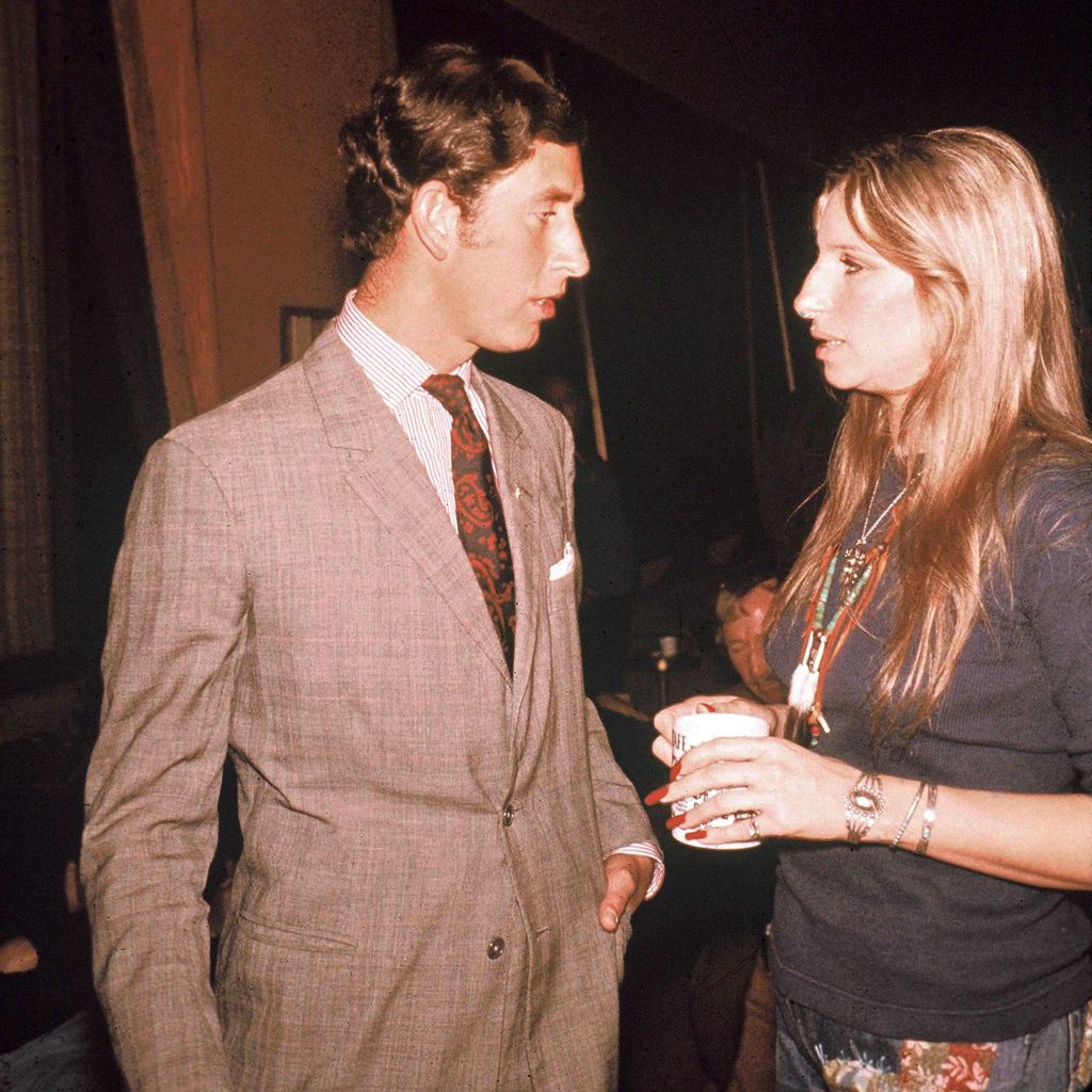 König Charles III. und Barbra Streisand, 1974