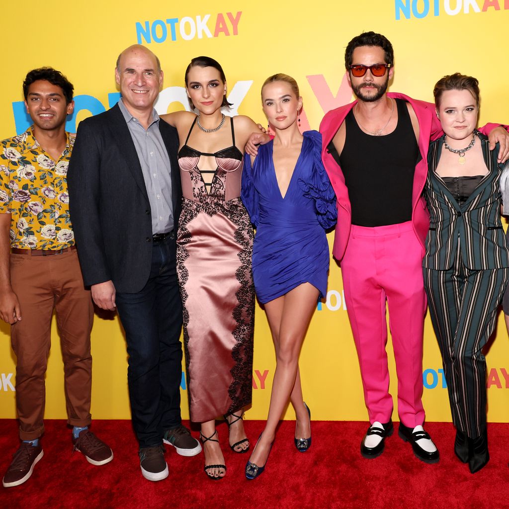 Der "Not Okay"-Cast bei der Premiere in New York City im Juli 2022