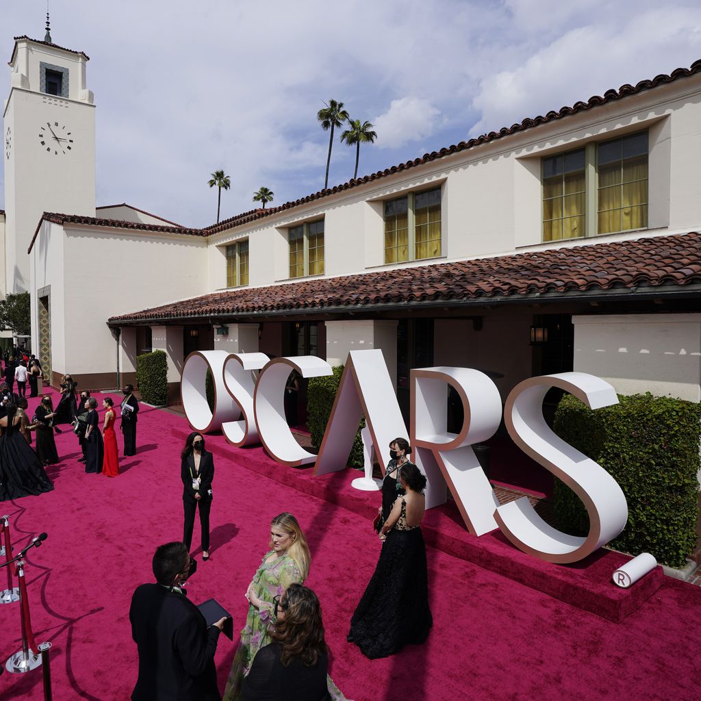 Der Oscard-Red-Carpet vor der Union Station in Los Angeles