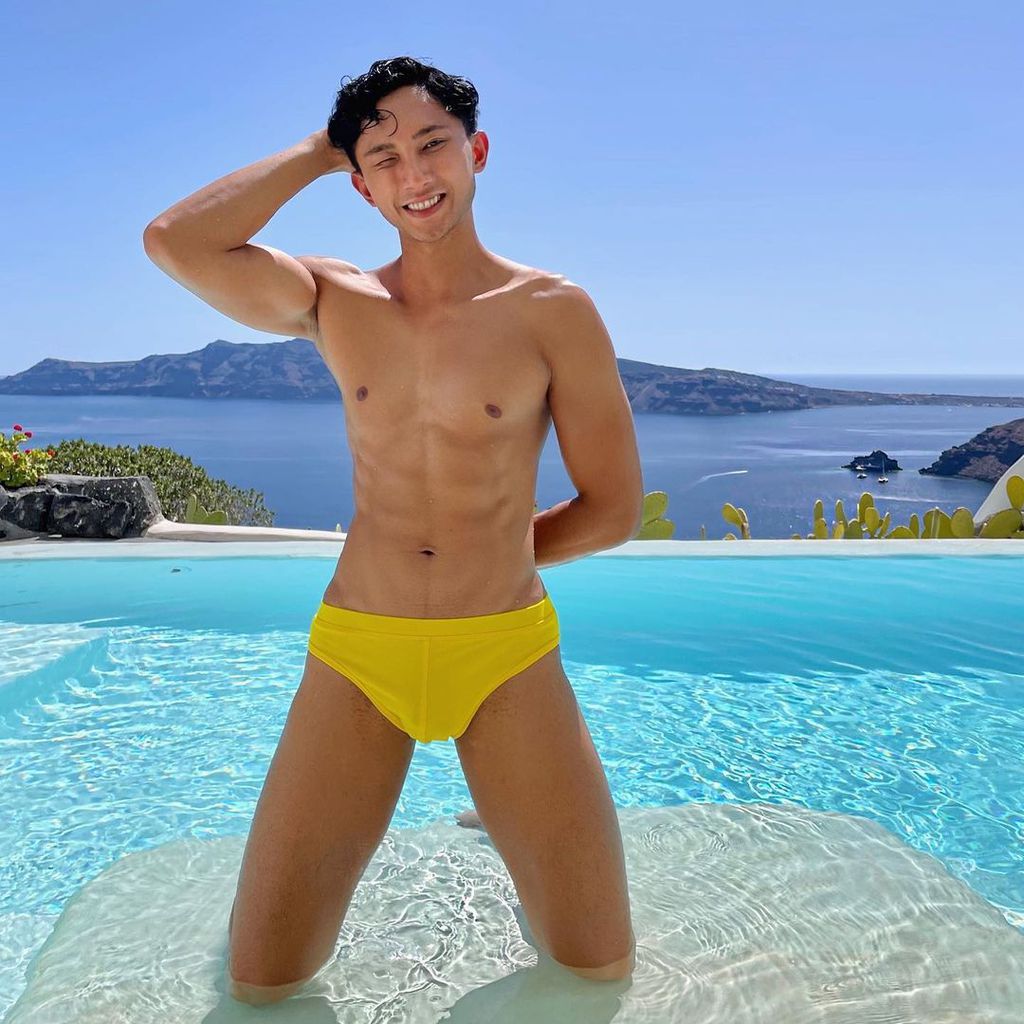 Der "Prince Charming"-Kandidat Bon im August 2021 auf Santorini