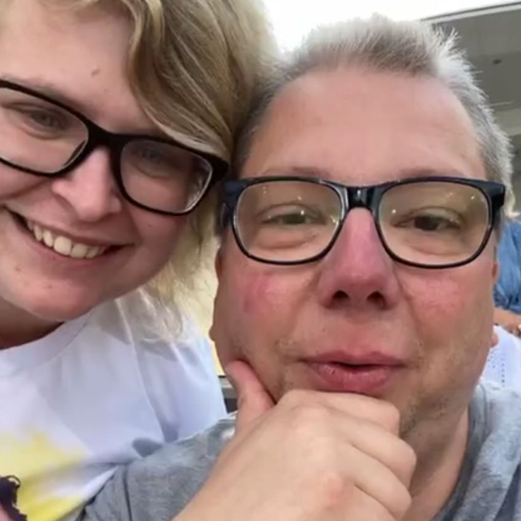 Der "Schwiegertochter gesucht"-Kandidat Tobias mit Freundin Luise, September 2021