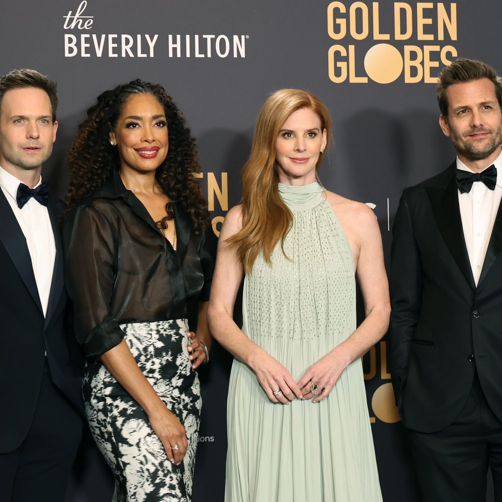 Der Suits-Cast bei den Golden Globes 2024.