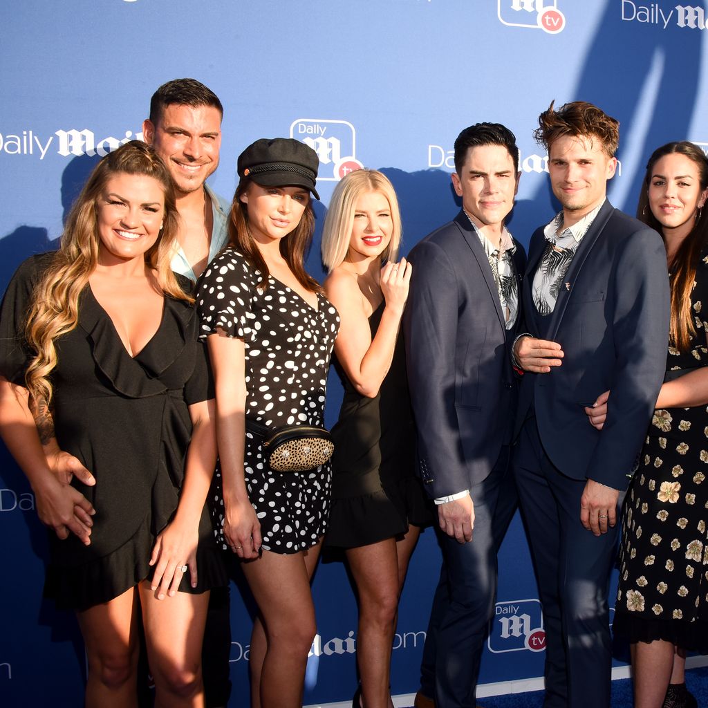 Brittany Cartwright und Jax Taylor mit dem "Vanderpump Rules"-Cast, Juli 2018