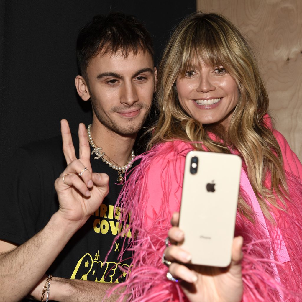 Designer Christian Cowan und Heidi Klum bei der "Powerpuff Girls"-Fashion Show 2019