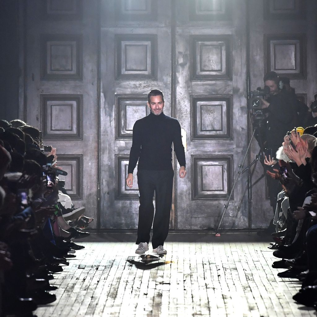 Designer Marc Jacobs während einer seiner Fashion-Shows in New York City