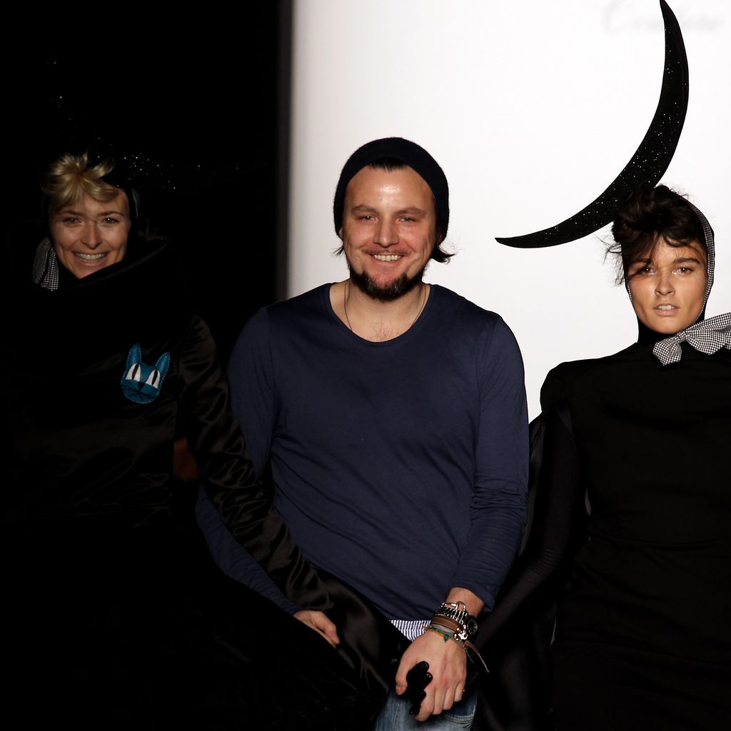 Designer Sascha Gaugel auf der Berlin Fashion Week im Januar 2010