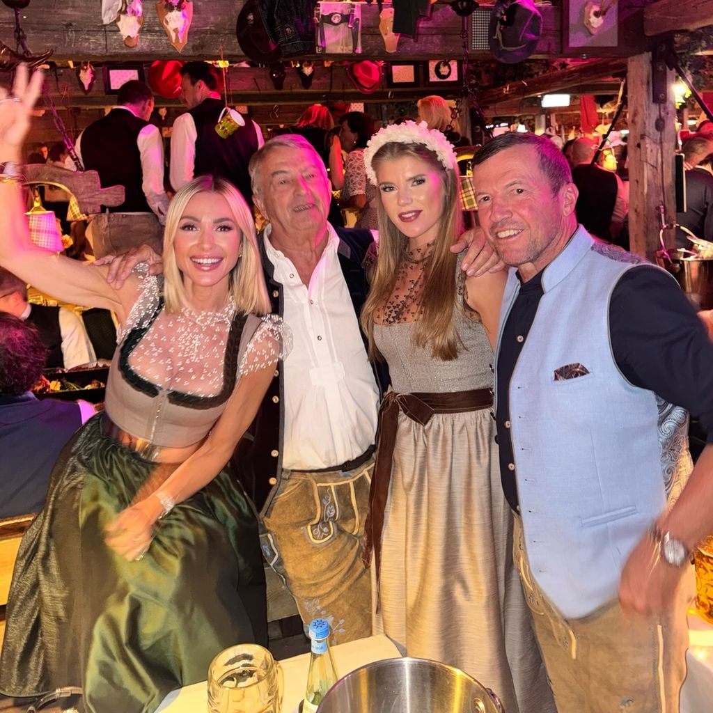 Lothar Matthäus feiert mit Partnerin Theresa, Designerin Kinga Mathe und Freunden auf dem Oktoberfest 2026