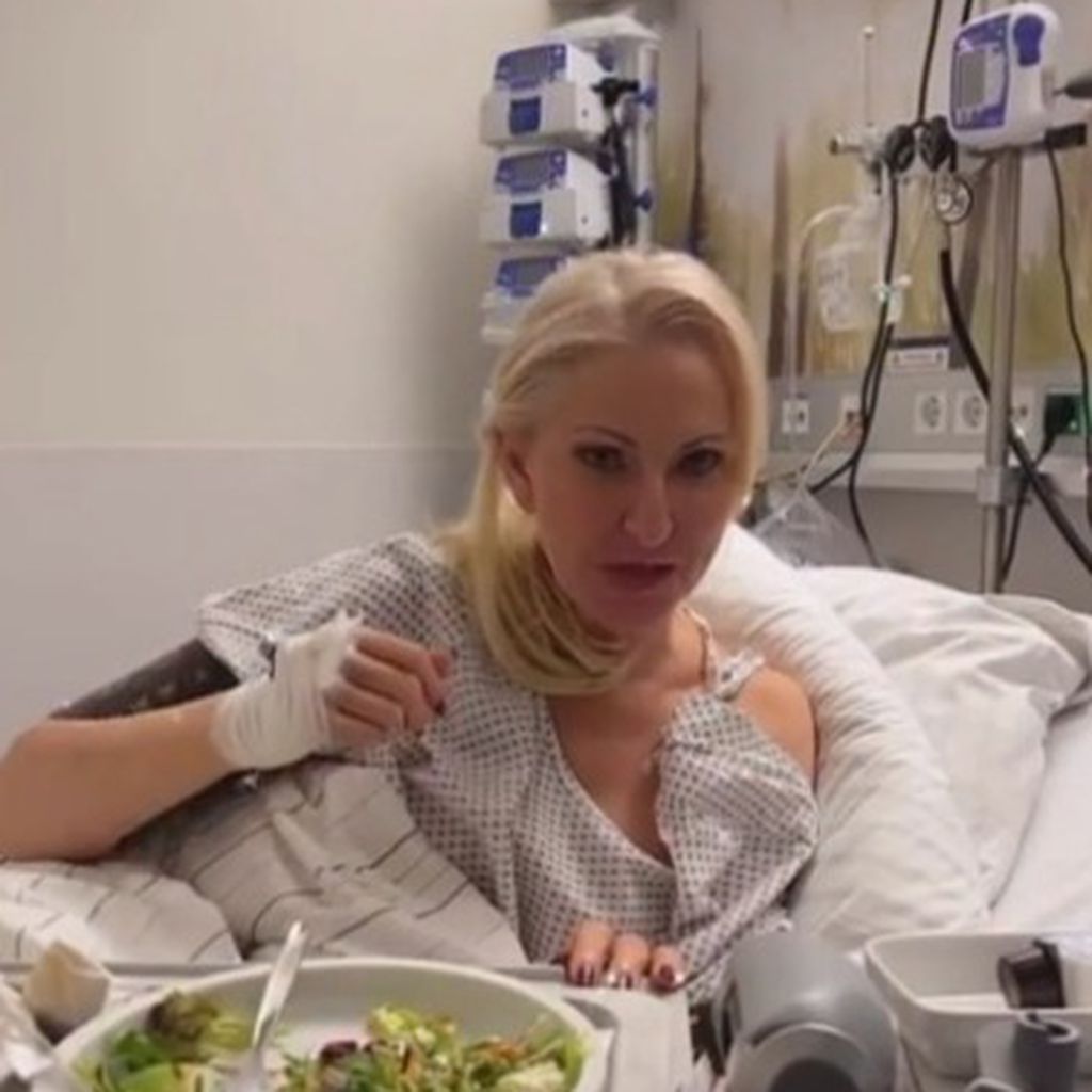 Désirée Nick im Krankenhaus, Januar 2022