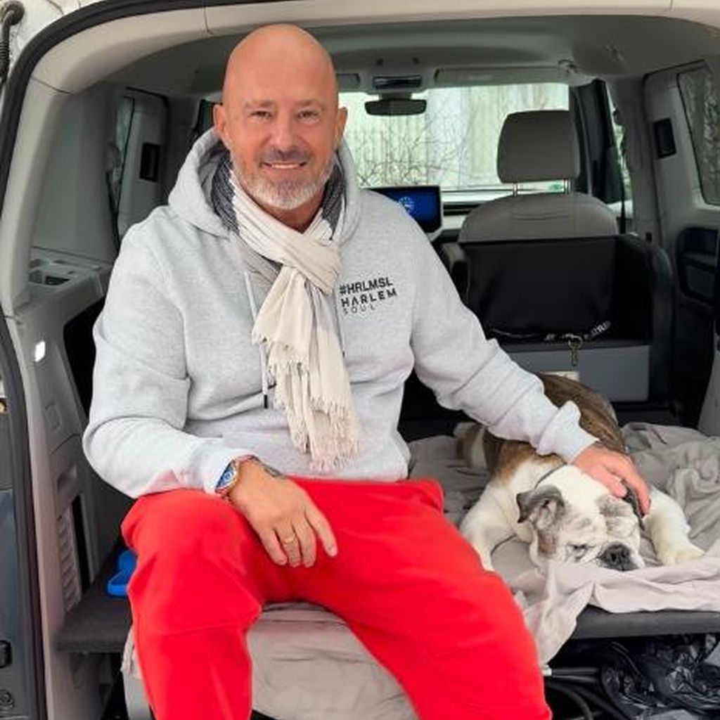 Detlev Steves und sein Hund Kai-Uwe, TV-Star